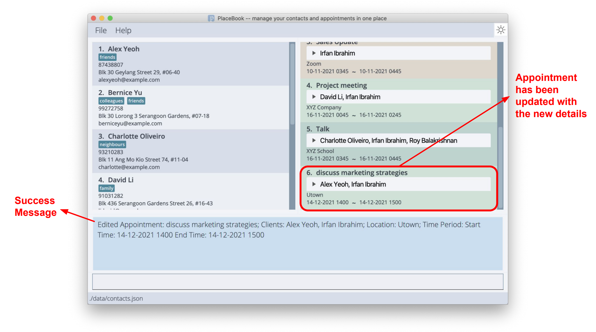 result for 'editApp' after change