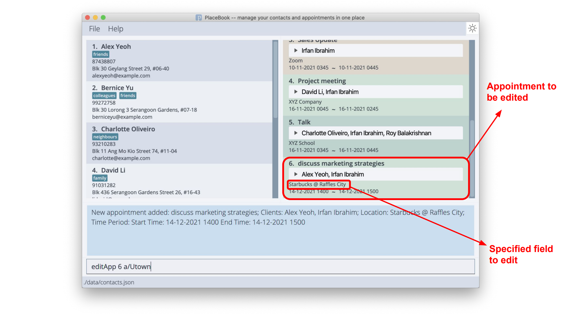 result for 'editApp' before change